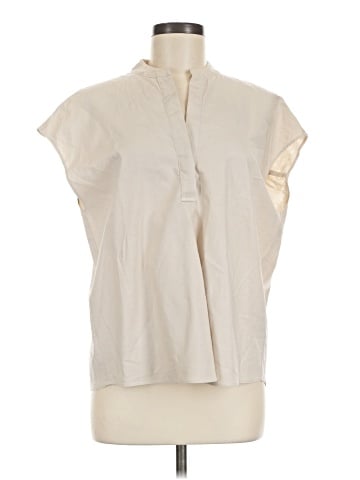 Vince. Sleeveless Button-Down Shirt (view 1)