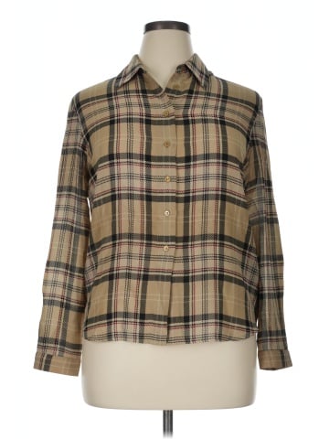 Jones New York Long Sleeve Silk Top (view 1)