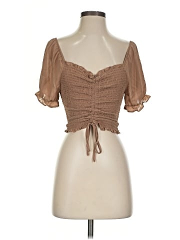 Papaya Short Sleeve Blouse (view 1)