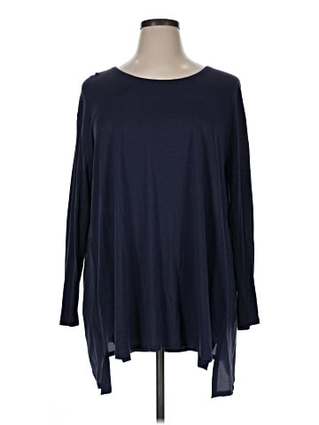 Eileen Fisher Long Sleeve Silk Top (view 1)