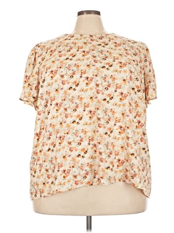 LC Lauren Conrad Short Sleeve Blouse (view 1)