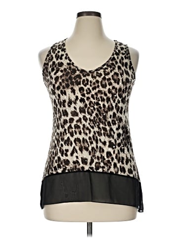 Brittany Black Sleeveless Blouse (view 1)