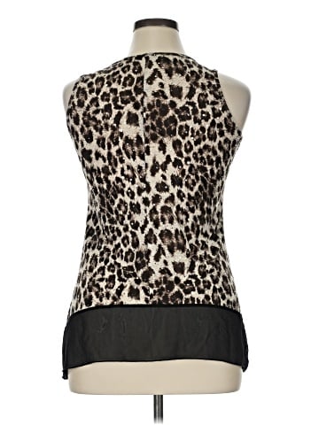 Brittany Black Sleeveless Blouse (view 2)