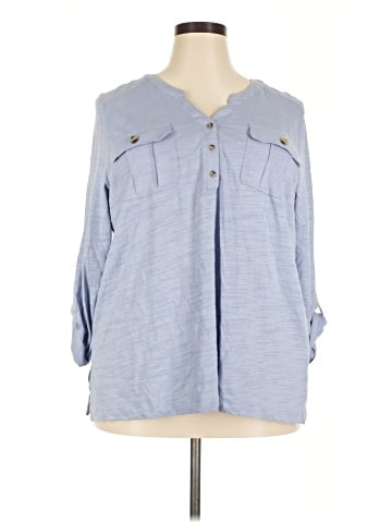 Gloria Vanderbilt Long Sleeve Polo (view 1)