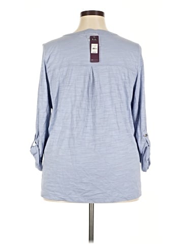 Gloria Vanderbilt Long Sleeve Polo (view 2)