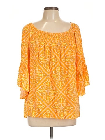 Cato 3/4 Sleeve Blouse (view 1)