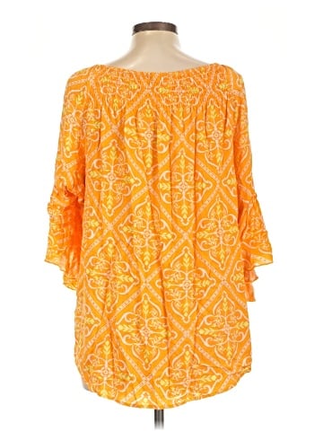 Cato 3/4 Sleeve Blouse (view 2)