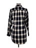 Zara Basic Plaid Black Long Sleeve Button-Down Shirt Size XS - photo 2