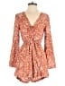 Roxy 100% Viscose Paisley Orange Romper Size XS - photo 1