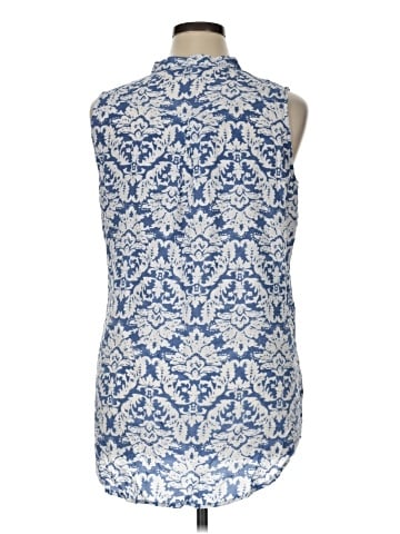 Spense Sleeveless Button-Down Shirt (view 2)