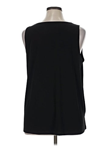 Susan Graver Sleeveless T-Shirt (view 2)
