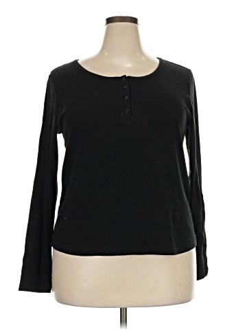Joe Fresh Long Sleeve Henley (view 1)