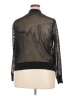 Torrid 100% Polyester Metallic Black Track Jacket Size 2X Plus (2) - photo 2