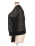 Torrid 100% Polyester Metallic Black Track Jacket Size 2X Plus (2) - photo 5