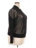 Torrid 100% Polyester Metallic Black Track Jacket Size 2X Plus (2) - photo 4