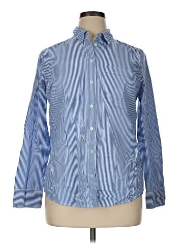 J.Crew Factory Store Long Sleeve Button-Down Shirt (view 1)