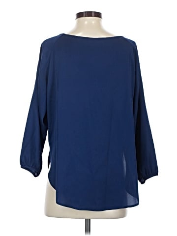 Vince. 3/4 Sleeve Silk Top (view 2)