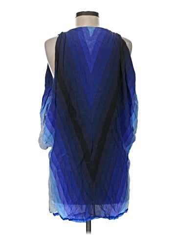 BCBGMAXAZRIA 3/4 Sleeve Silk Top (view 2)