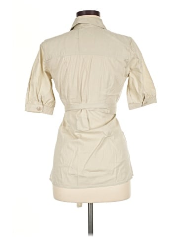 Liquid 3/4 Sleeve Button-Down Shirt (view 2)