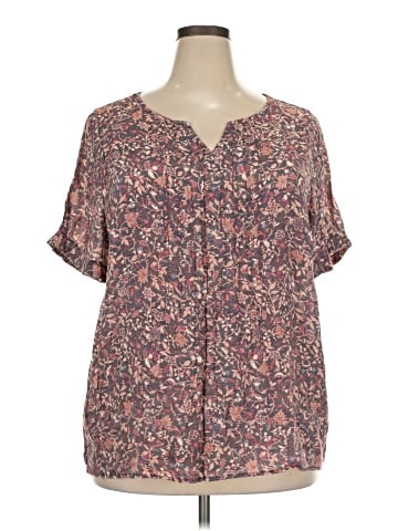 Cj Banks Short Sleeve Blouse (view 1)