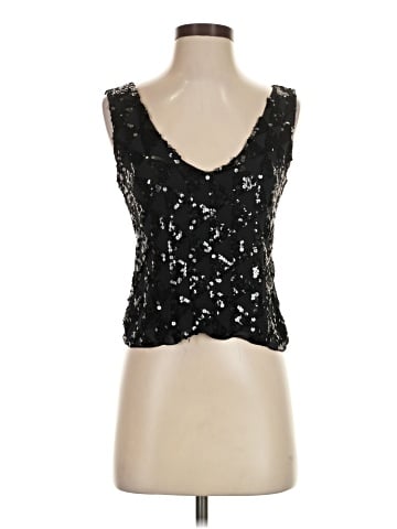 DKNY Sleeveless Silk Top (view 1)