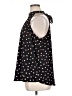 Fun2Fun 100% Polyester Polka Dots Black Sleeveless Blouse Size XL - photo 5