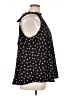 Fun2Fun 100% Polyester Polka Dots Black Sleeveless Blouse Size XL - photo 4