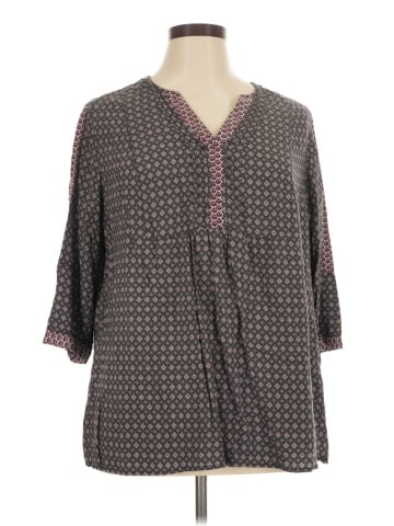 Catherines 3/4 Sleeve Blouse (view 1)