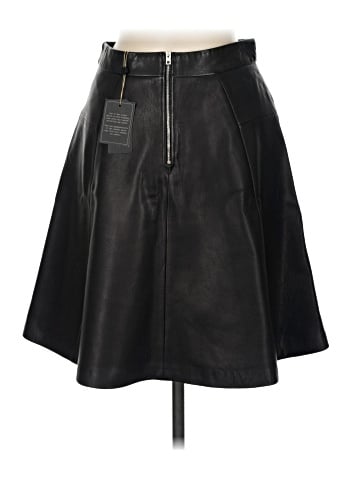 Rag & Bone Leather Skirt (view 2)