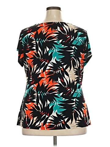 Worthington Short Sleeve Blouse (view 2)