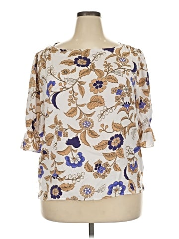 Ann Taylor Factory 3/4 Sleeve Blouse (view 1)