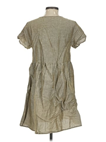 Madewell Linen-Blend Alexandra Button-Front Mini Dress (view 2)