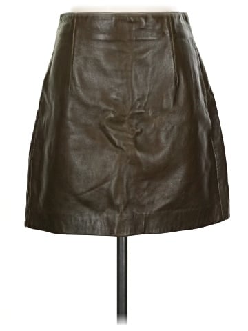 Zara Faux Leather Skirt (view 1)