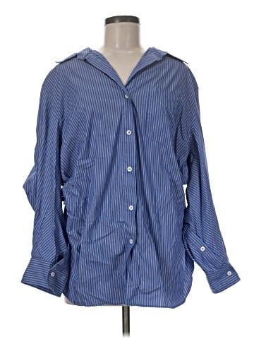 Zara Long Sleeve Button-Down Shirt (view 1)