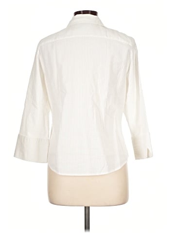 Faconnable 3/4 Sleeve Button-Down Shirt (view 2)