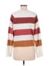 Pinque Stripes White Pullover Sweater Size S - photo 2