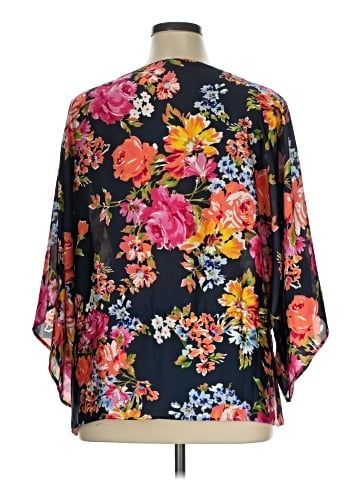 Chaps 3/4 Sleeve Blouse (view 2)