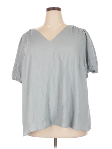 LC Lauren Conrad Short Sleeve Blouse (view 1)