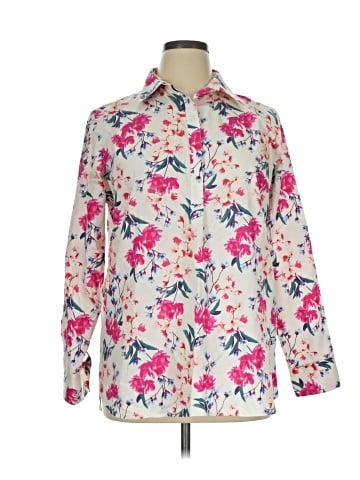 Lands' End Long Sleeve Button-Down Shirt (view 1)