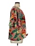 Umgee 100% Polyester Tropical Brown Short Sleeve Blouse Size XL - photo 4