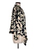 Eclair Floral Black Long Sleeve Blouse Size L - photo 4