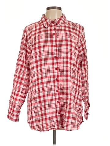 Joan Rivers Long Sleeve Button-Down Shirt (view 1)