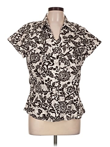 Coldwater Creek Short Sleeve Blouse (view 1)