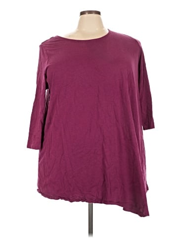 Woman Within 3/4 Sleeve T-Shirt (view 1)