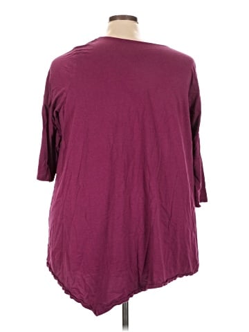 Woman Within 3/4 Sleeve T-Shirt (view 2)