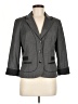 Etcetera Chevron-herringbone Gray Blazer Size 8 - photo 1