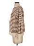Theory Stripes Tan Pullover Sweater Size S - photo 5
