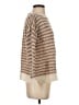 Theory Stripes Tan Pullover Sweater Size S - photo 4