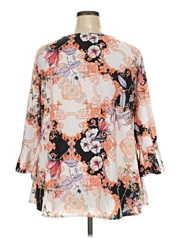 Simply Couture 3/4 Sleeve Blouse (view 2)