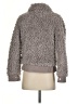 BCBGeneration 100% Polyester Gray Faux Fur Jacket Size S - photo 2